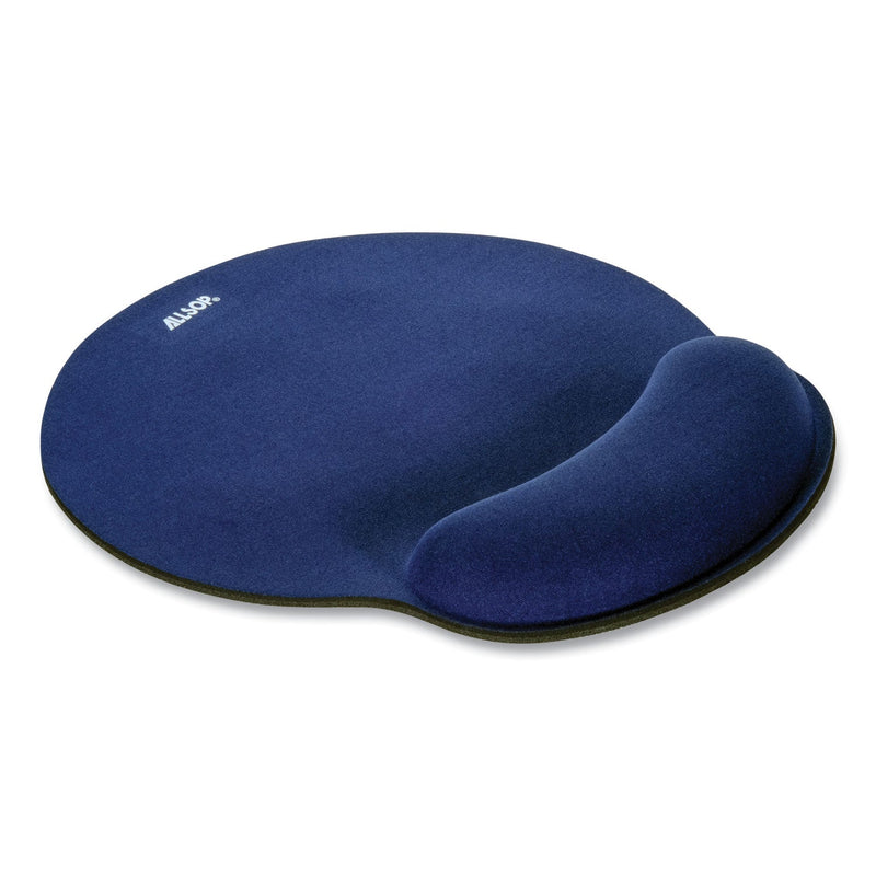 Allsop MousePad Pro Memory Foam Mouse Pad with Wrist Rest, 9 x 10, Blue