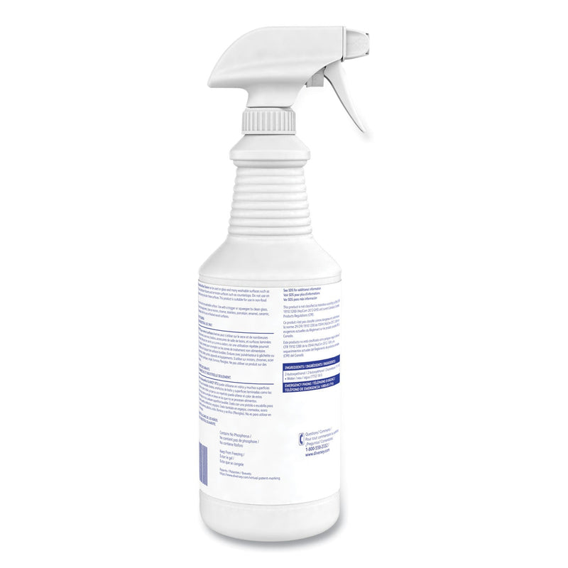 Diversey Glance Glass and Multi-Surface Cleaner, Original, 32 oz Spray Bottle, 12/Carton