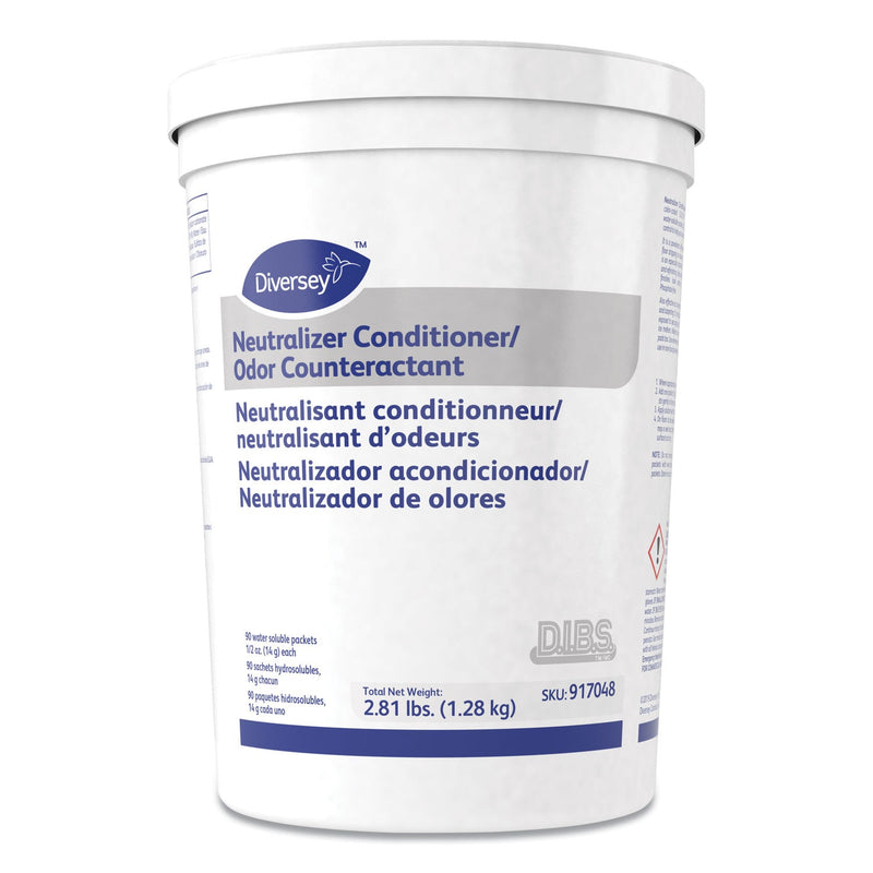 Diversey Floor Conditioner/Odor Counteractant, Powder, 0.5 oz Packet, 90/Tub, 2/Carton
