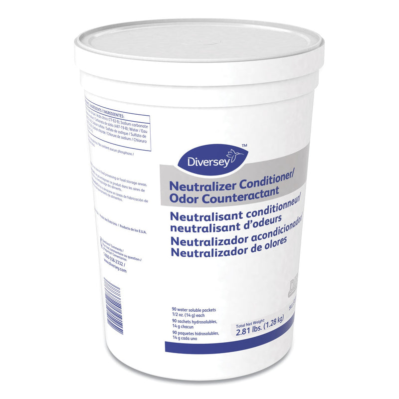 Diversey Floor Conditioner/Odor Counteractant, Powder, 0.5 oz Packet, 90/Tub, 2/Carton