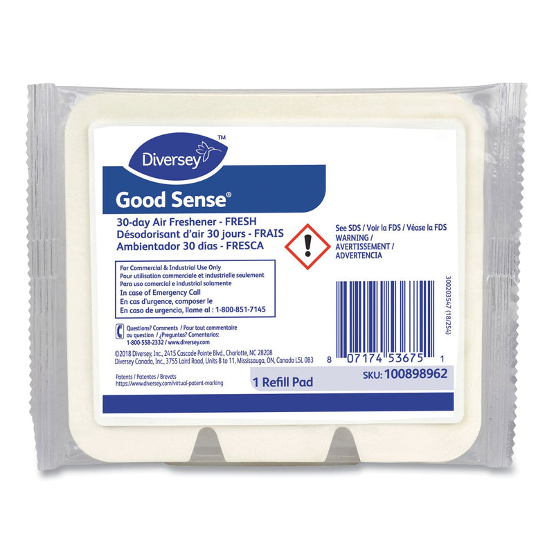 Diversey Good Sense 30-Day Air Freshener, Fresh, 12/Carton