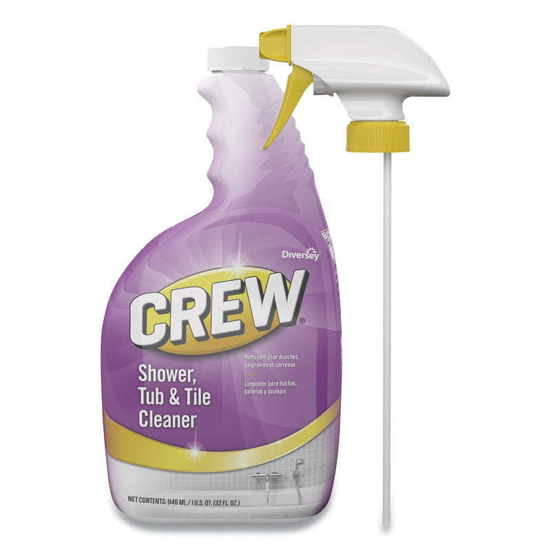 Diversey Crew Shower, Tub and Tile Cleaner, Liquid, 32 oz
