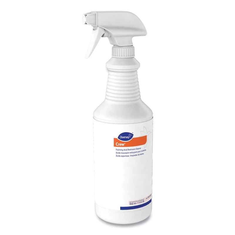 Diversey Foaming Acid Restroom Cleaner, Fresh Scent, 32 oz Spray Bottle, 12/Carton