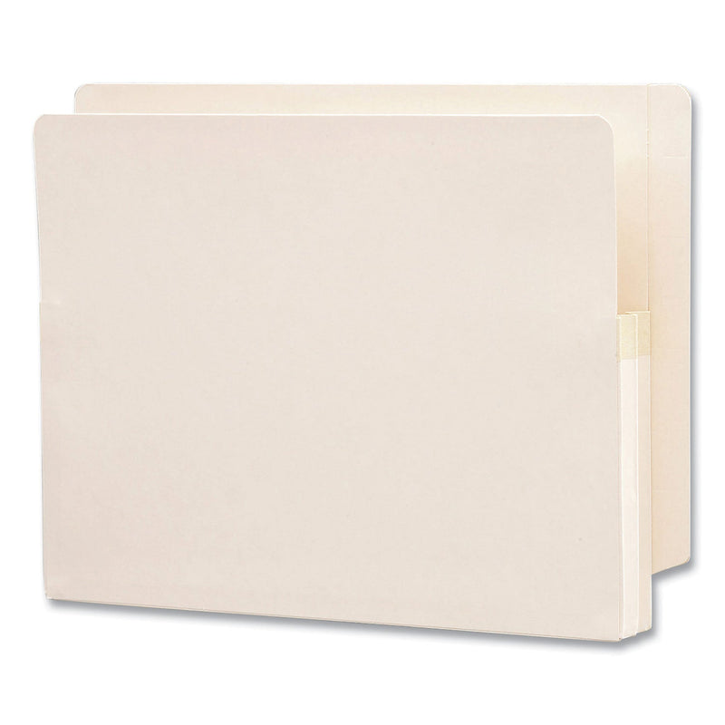 Smead Manila End Tab File Pockets, 1.75" Expansion, Letter Size, Manila, 25/Box