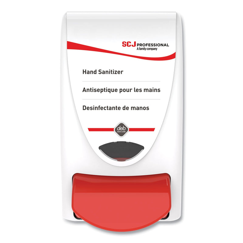 SC Johnson Professional Hand Sanitizer Dispenser, 1 Liter Capacity, 4.92 x 4.6 x 9.25, White, 15/Carton