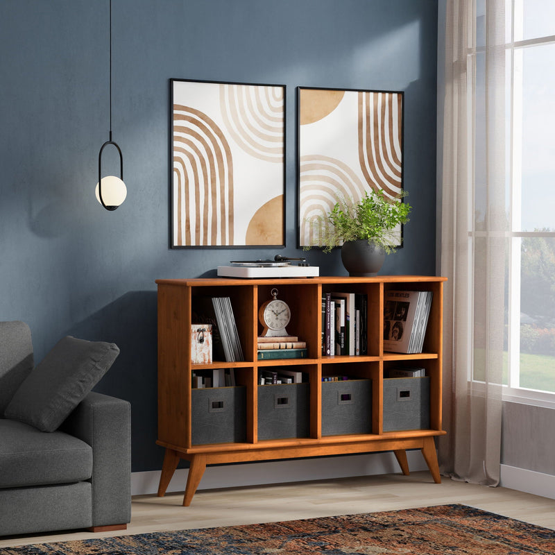 Draper - Handcrafted Low Bookcase
