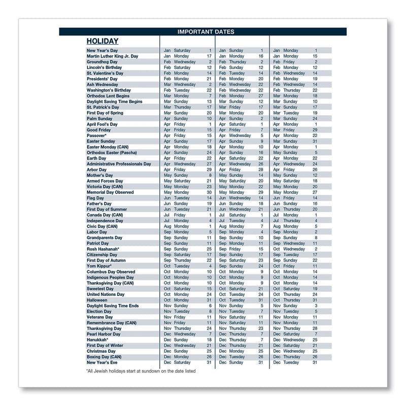 House of Doolittle Recycled Monthly Weekly 7 Day Planner, 8.75 x 6.88, Black Cover, 12-Month (Jan to Dec): 2023