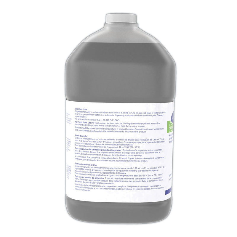 Diversey Suma Star D1 Hand Dishwashing Detergent, Unscented, 1 gal Bottle, 4/Carton