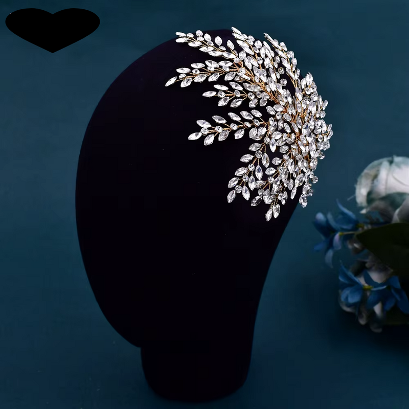 Bridal or Pageant Headband Crystal Rhinestone Tiara