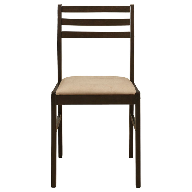 Bucknell 3-piece Round Drop Leaf Dining Table Set Cappuccino