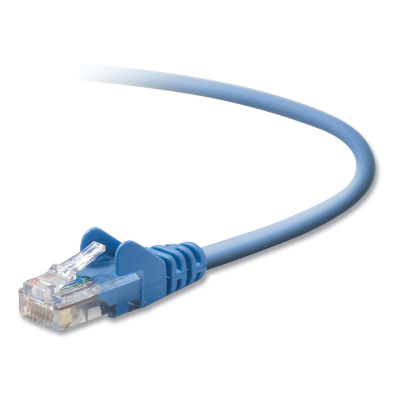 Belkin CAT5e Snagless Patch Cable, 15 ft, Blue