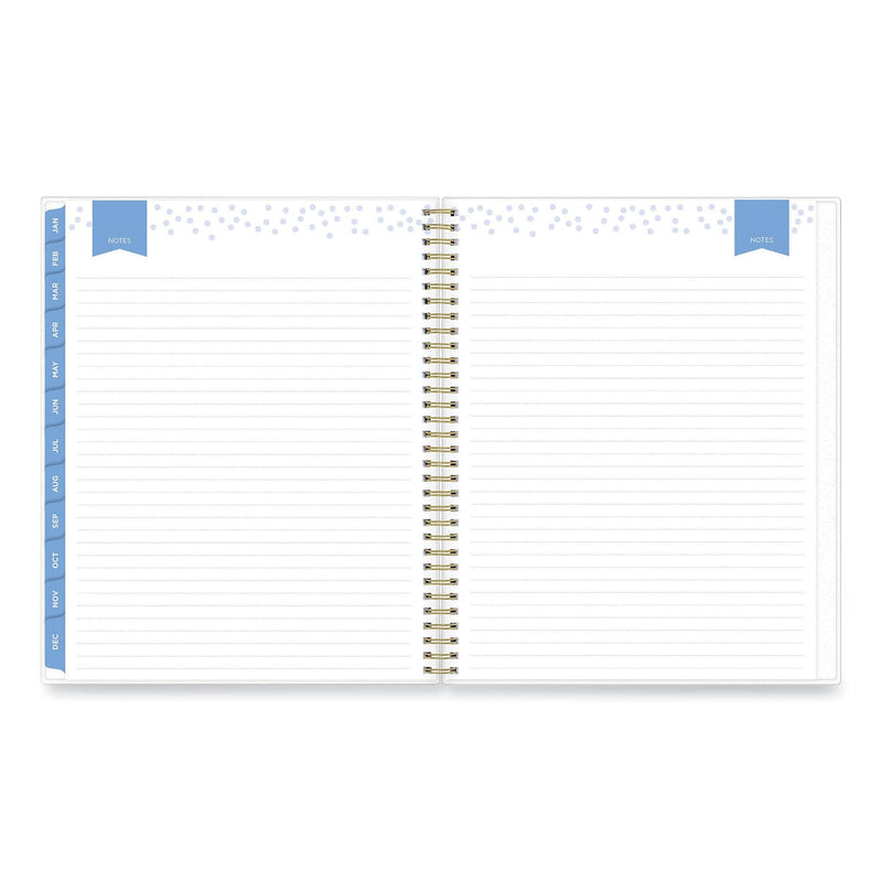 Blue Sky Day Designer Tile Weekly/Monthly Planner, Tile Artwork, 11 x 8.5, Blue/White Cover, 12-Month (Jan to Dec): 2023