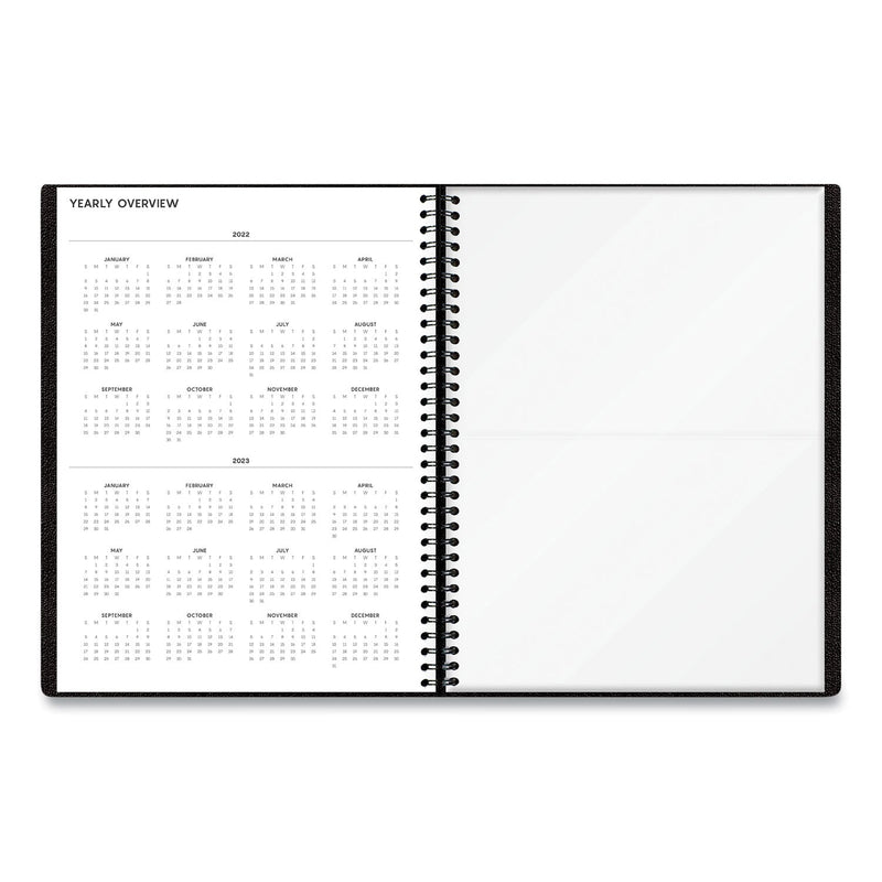 Blue Sky Aligned Weekly Appointment Planner, 11 x 8.25, Black Cover, 12-Month (Jan to Dec): 2023