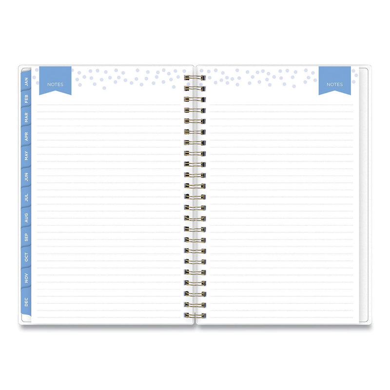Blue Sky Day Designer Tile Weekly/Monthly Planner, Tile Artwork, 8 x 5, Blue/White Cover, 12-Month (Jan to Dec): 2023