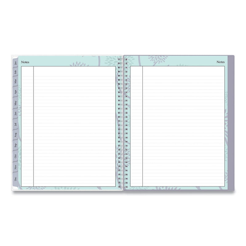 Blue Sky Rue Du Flore Weekly/Monthly Planner, Rue Du Flore Artwork, 11 x 8.5, Jade/Lavender Cover, 12-Month (Jan to Dec): 2023