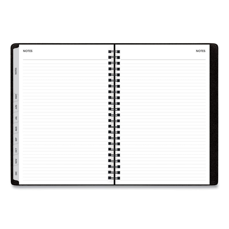 Blue Sky Aligned Monthly Planner with Contacts Page and Extra Notes Pages, 8.63 x 5.88, Black Cover, 12-Month (Jan to Dec): 2023