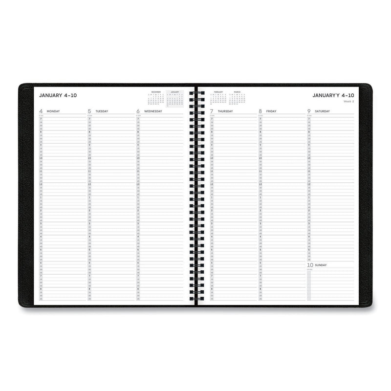 Blue Sky Aligned Weekly Appointment Planner, 11 x 8.25, Black Cover, 12-Month (Jan to Dec): 2023