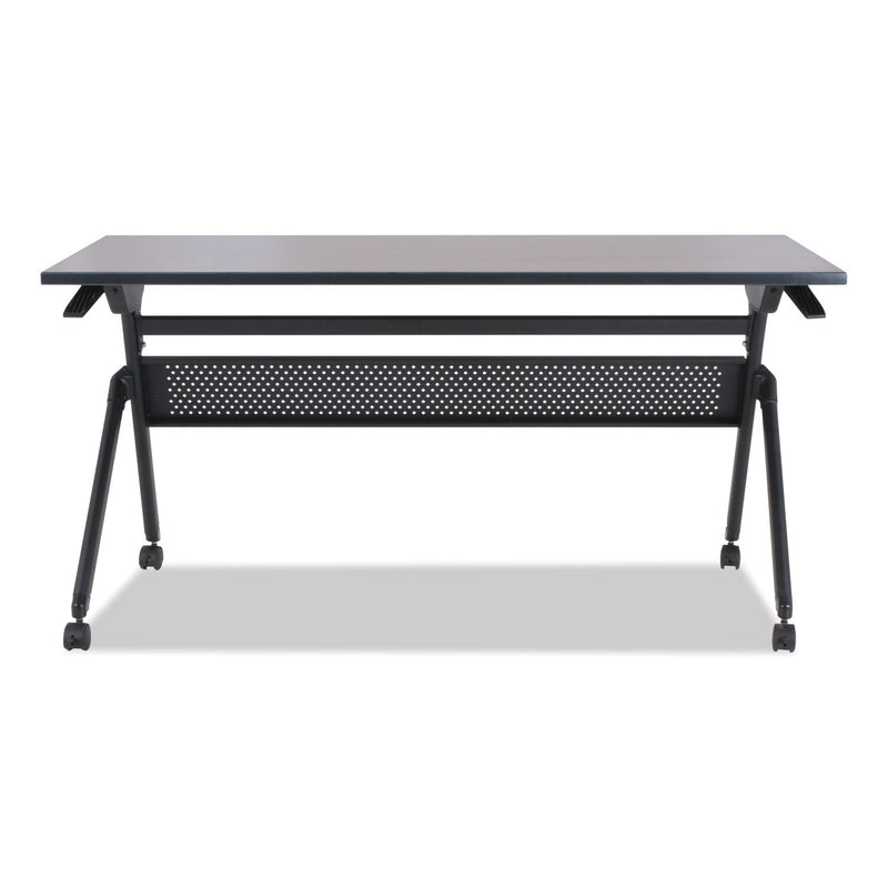 Alera Flip and Nest Table Base, 55.88w x 23.63d x 28.5h, Black