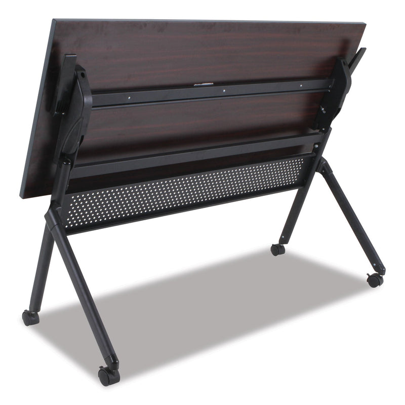 Alera Flip and Nest Table Base, 55.88w x 23.63d x 28.5h, Black