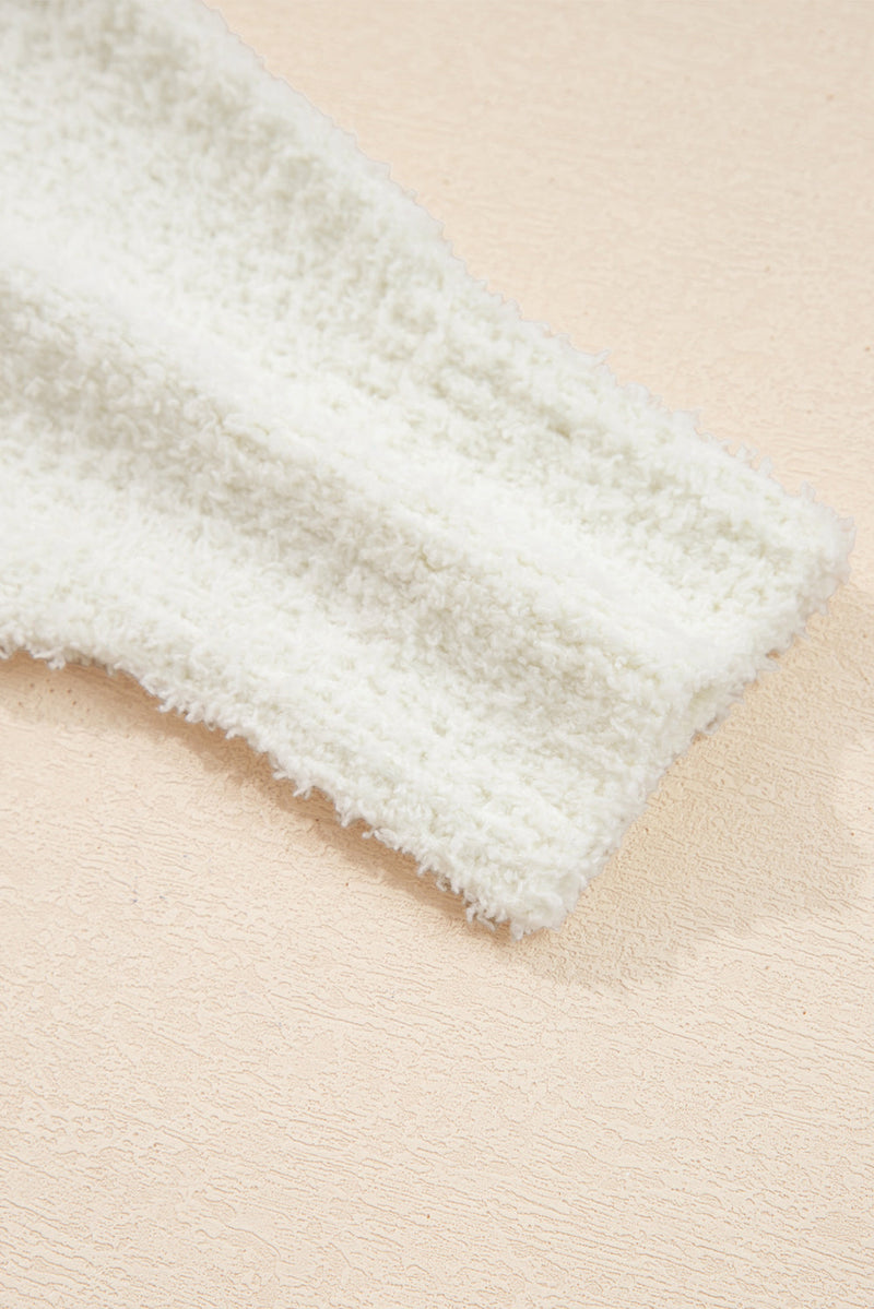Lumikara accent Hooded Popcorn Sweater