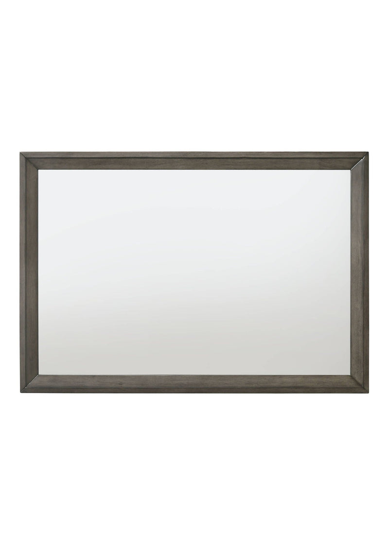 Escher - Mirror - Gray / Oak