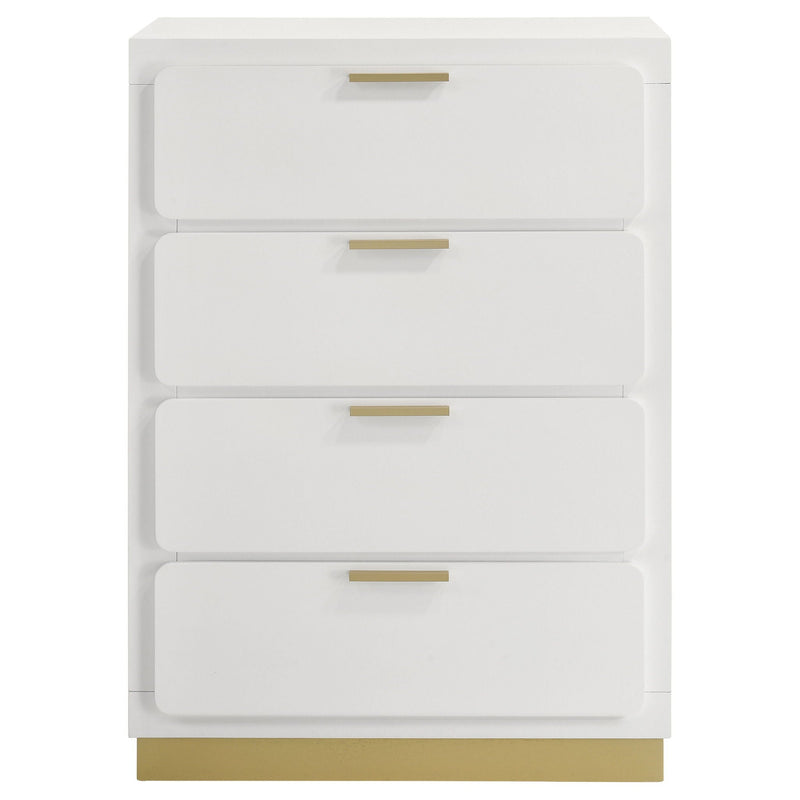 Caraway 4-drawer Bedroom Chest White