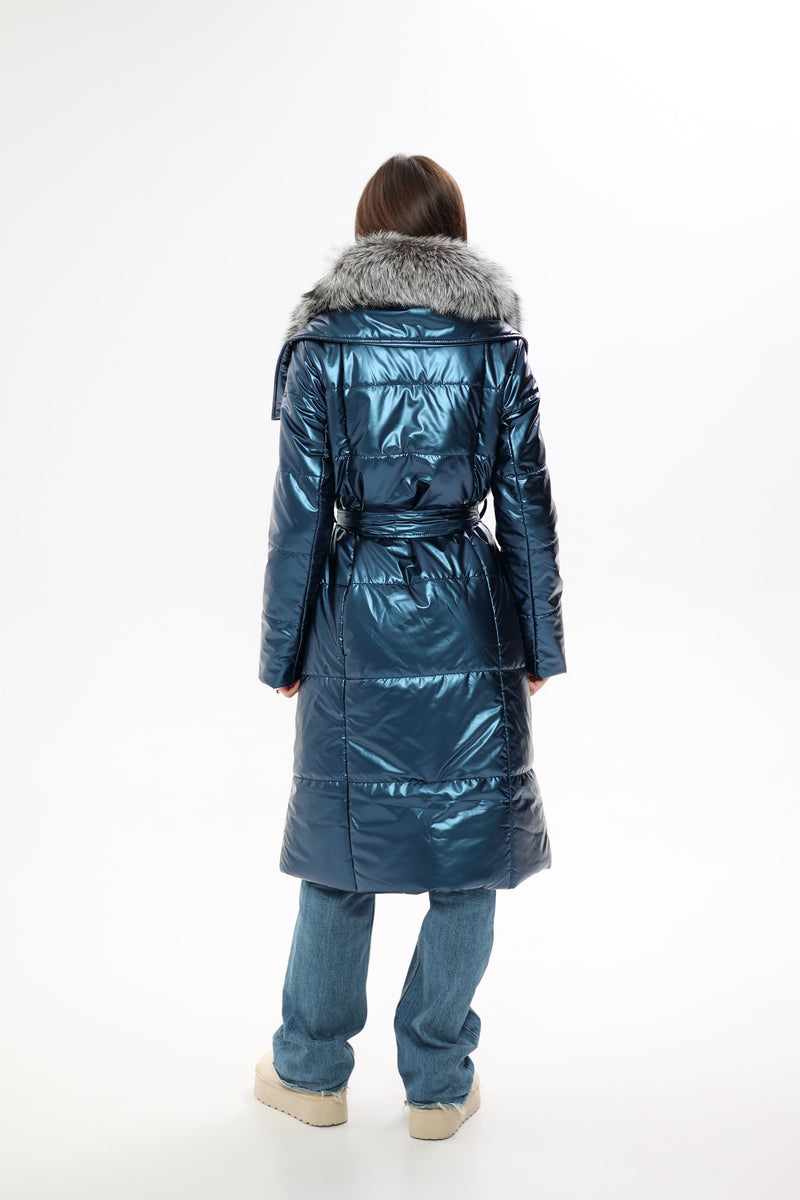 Genuine Silver Fox Fur Freudenberg Comfortemp® Coat