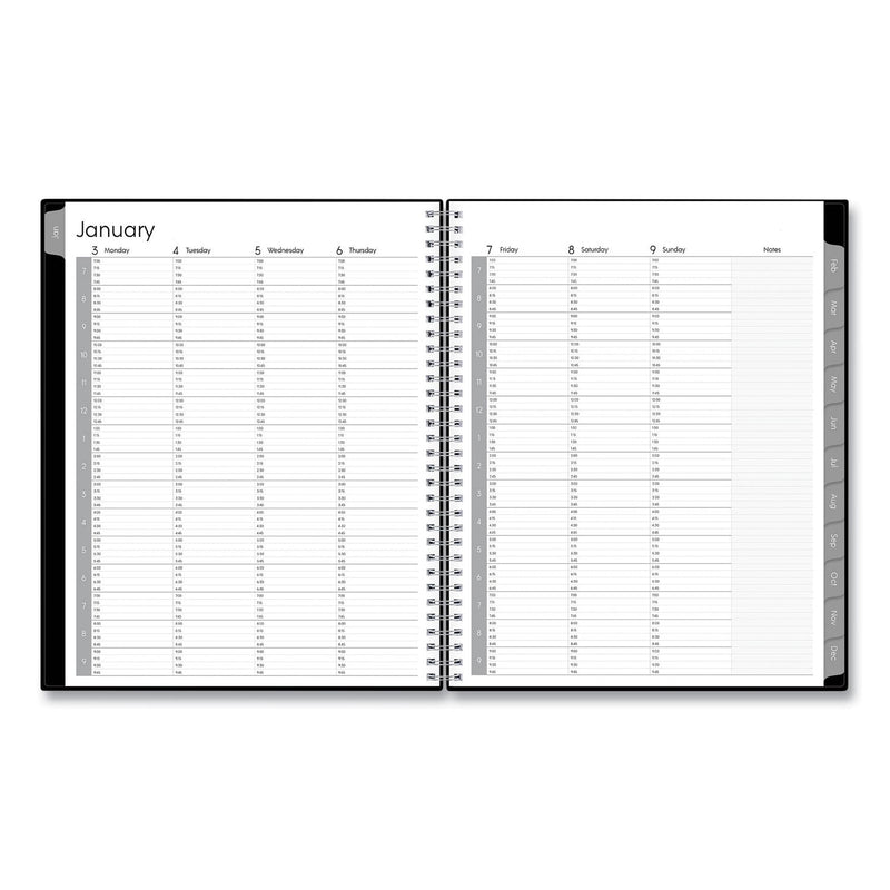 Blue Sky Enterprise Weekly Appointment Planner, Enterprise Formatting, 11 x 8.5, Black Cover, 12-Month (Jan to Dec): 2023