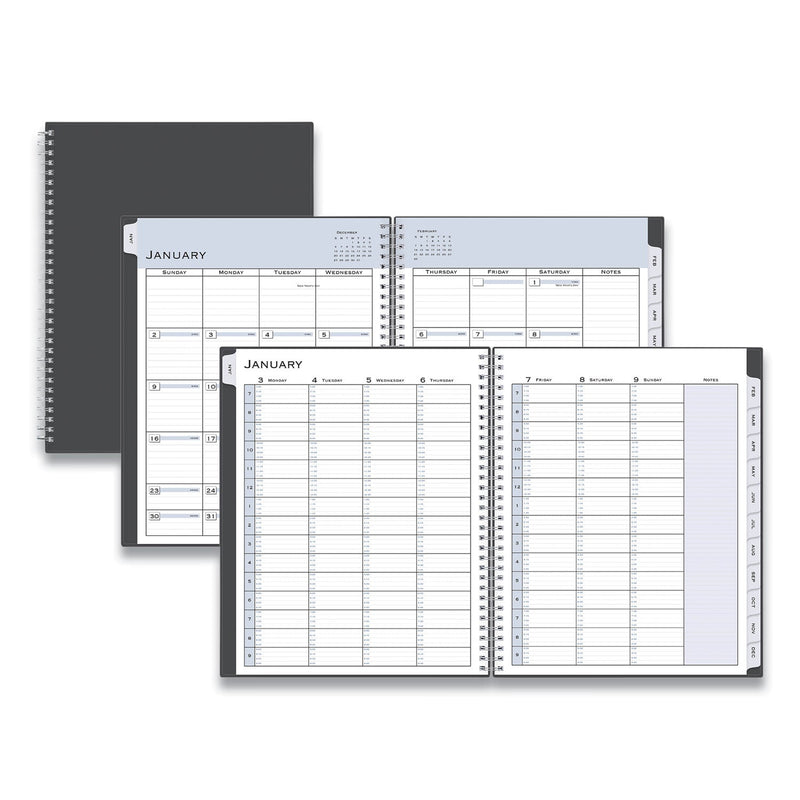 Blue Sky Passages Appointment Planner, 11 x 8.5, Charcoal Cover, 12-Month (Jan to Dec): 2023