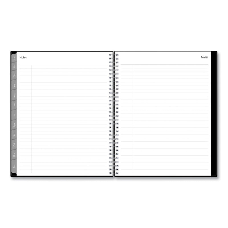 Blue Sky Enterprise Weekly/Monthly Planner, Enterprise Formatting, 11 x 8.5, Black Cover, 12-Month (Jan to Dec): 2023