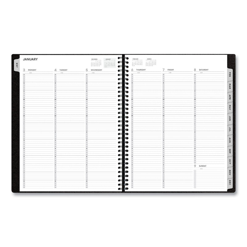 Blue Sky Aligned Weekly/Monthly Appointment Planner, 11 x 8.25, Black Cover, 12-Month (Jan to Dec): 2023