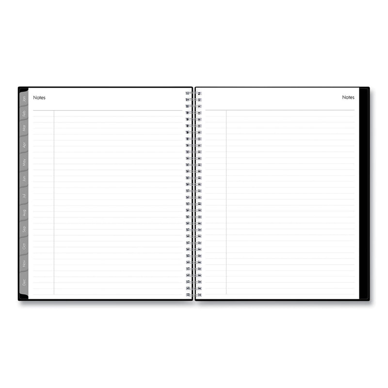 Blue Sky Enterprise Weekly Appointment Planner, Enterprise Formatting, 11 x 8.5, Black Cover, 12-Month (Jan to Dec): 2023