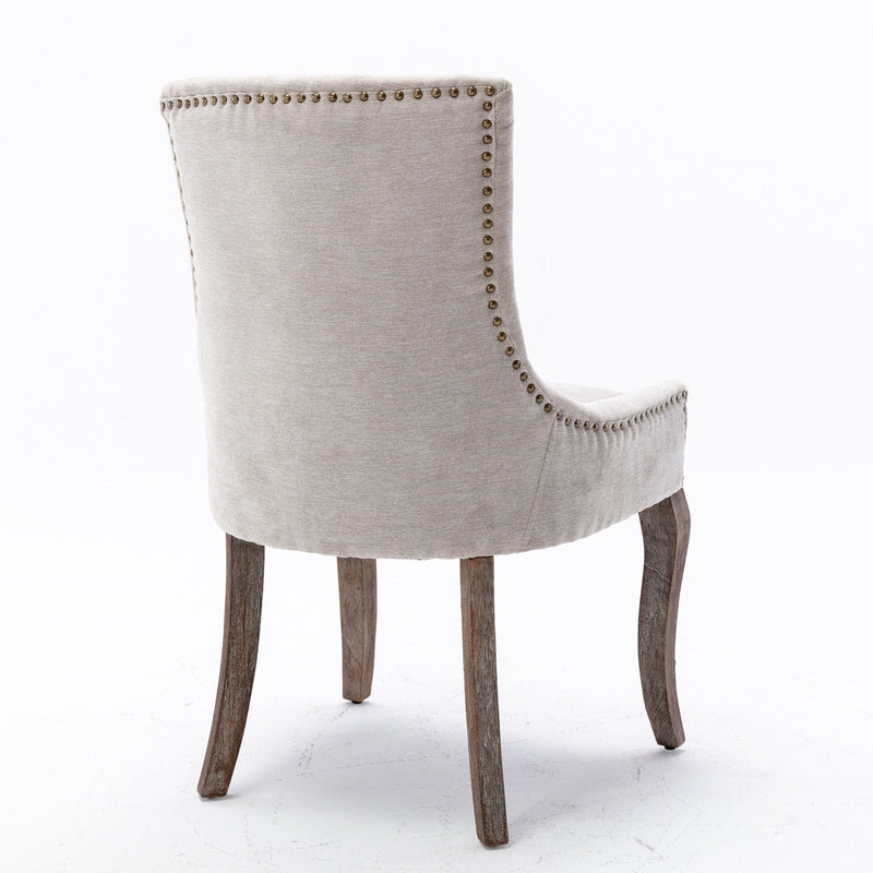 Ultra - Side Dining Chair, Nail Head (Set of 2)