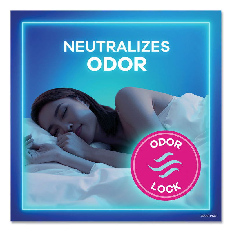 Always Ultra Thin Overnight Pads with Wings, 36/Pack, 6 Packs/Carton