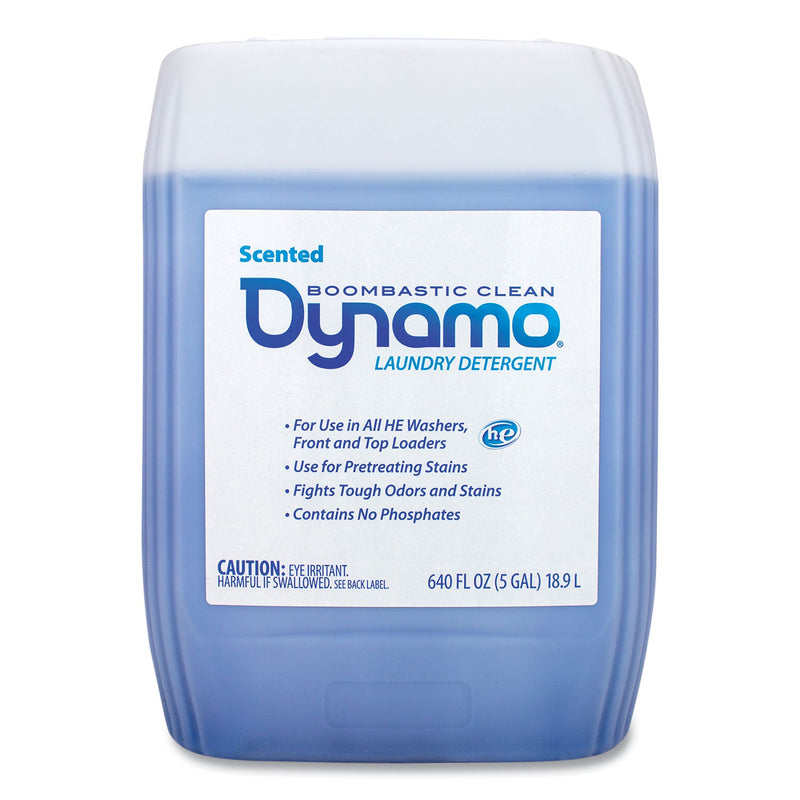 Dynamo Laundry Detergent Liquid, Fresh Scent, 5 Gallon Pail