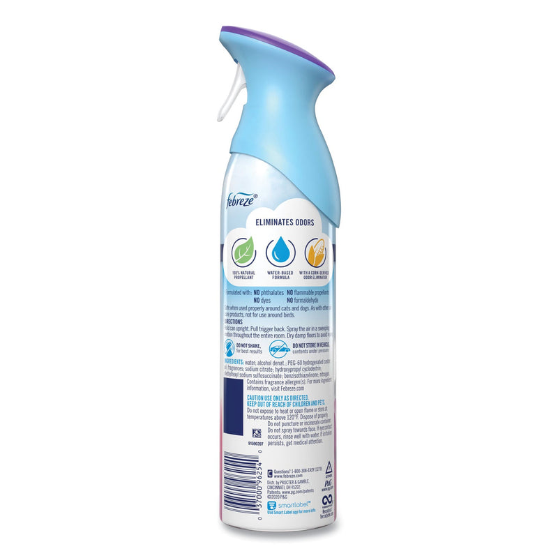 Febreze AIR, Spring and Renewal, 8.8 oz Aerosol, Spray, 6/Carton