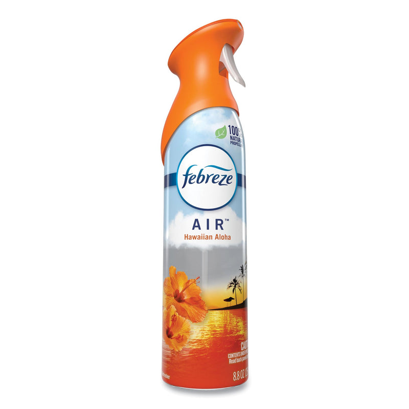 Febreze AIR, Hawaiian Aloha, 8.8 oz Aerosol Spray, 6/Carton