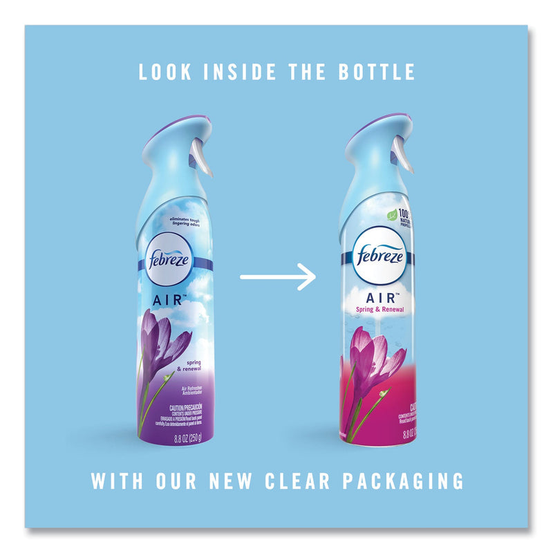 Febreze AIR, Spring and Renewal, 8.8 oz Aerosol Spray, 2/Pack