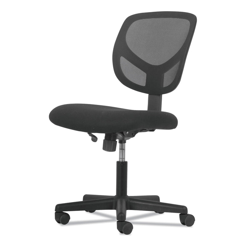 Sadie 1-Oh-One Mid-Back Task Chairs, Supports Up to 250 lb, 17" to 22" Seat Height, Black