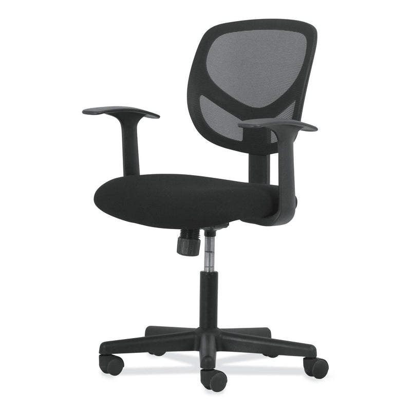 Sadie 1-Oh-Two Mid-Back Task Chairs, Supports Up to 250 lb, 17" to 22" Seat Height, Black