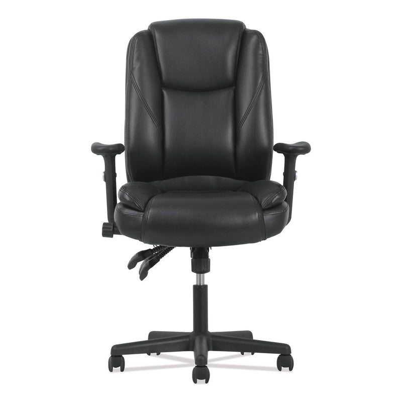 Sadie High-Back Executive Chair, Supports Up to 225 lb, 17" to 20" Seat Height, Black