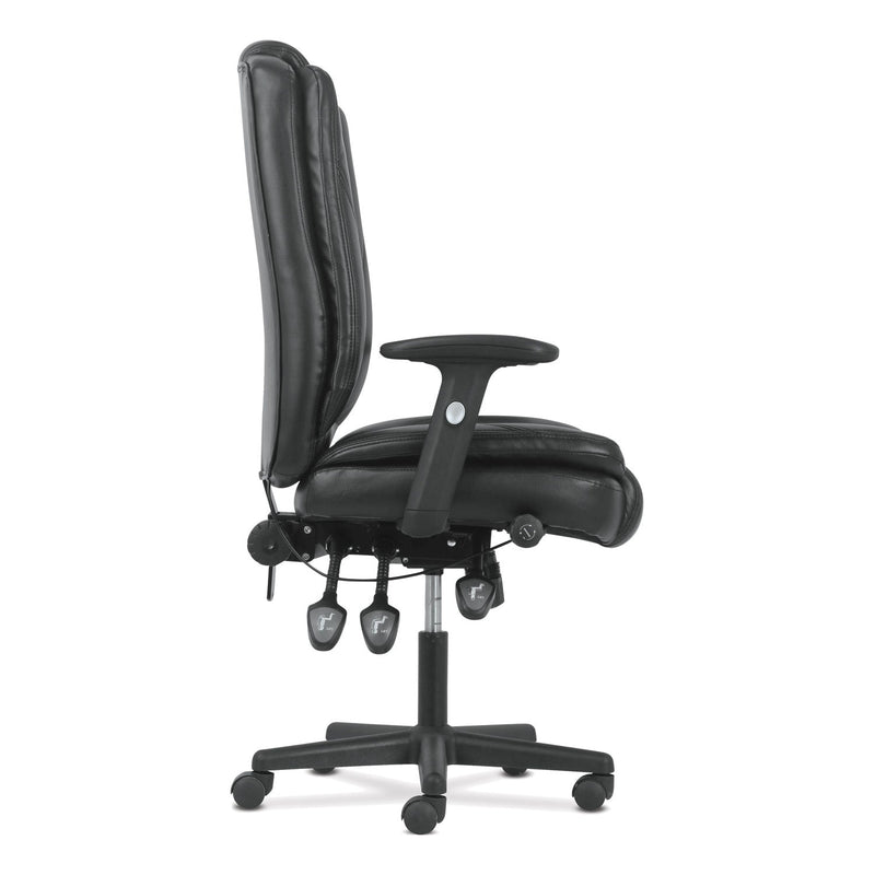 Sadie High-Back Executive Chair, Supports Up to 225 lb, 17" to 20" Seat Height, Black