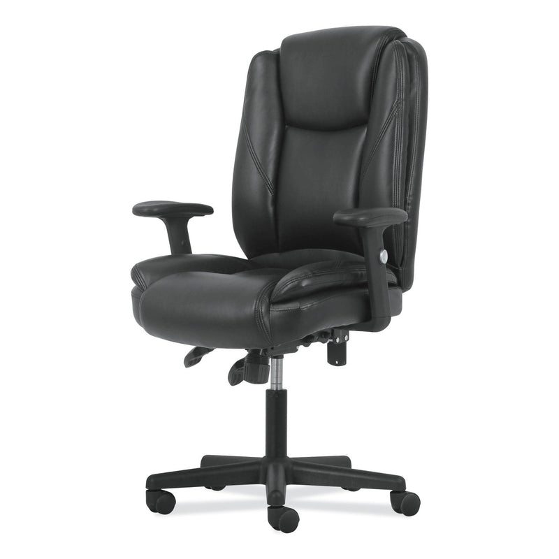 Sadie High-Back Executive Chair, Supports Up to 225 lb, 17" to 20" Seat Height, Black