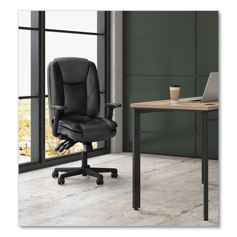 Sadie High-Back Executive Chair, Supports Up to 225 lb, 17" to 20" Seat Height, Black
