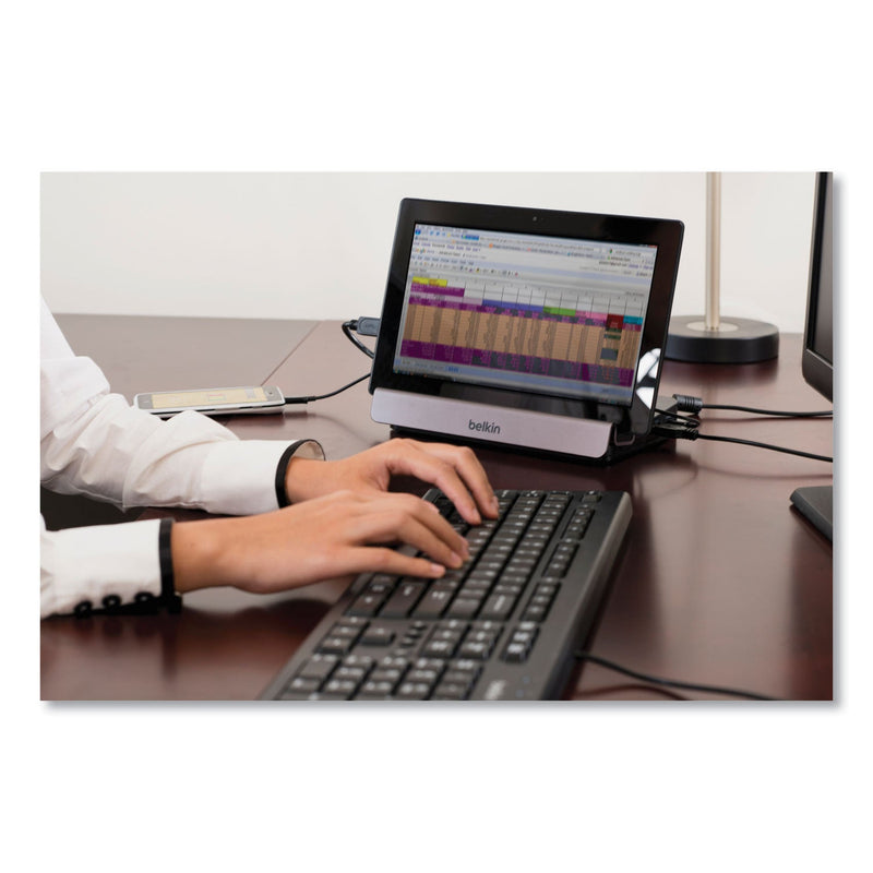 Belkin USB-C to HDMI + Charge Adapter, HDMI/USB-C(F)/USB-C(M), 2.53", Black