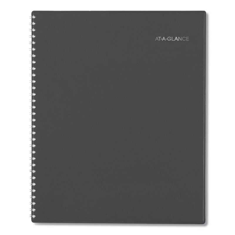 AT-A-GLANCE DayMinder Academic Weekly/Monthly Desktop Planner, Timed Appointments, 11 x 8, Charcoal Cover, 12-Month(July-June): 2022-2023