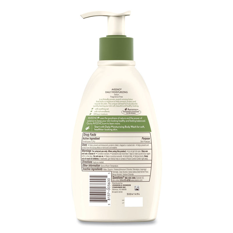 Aveeno Daily Moisturizing Lotion, 12 oz Pump Bottle