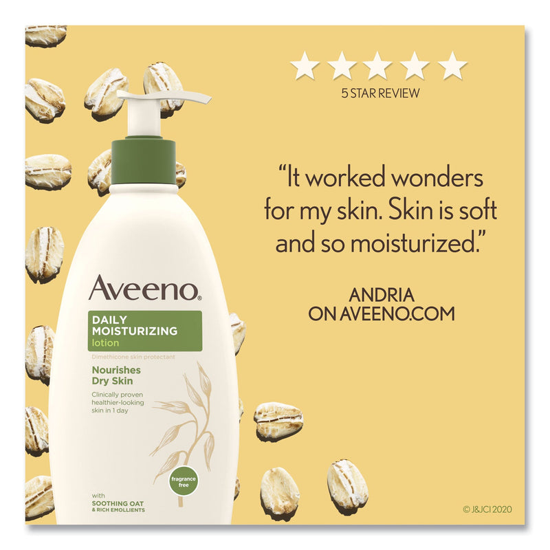 Aveeno Daily Moisturizing Lotion, 12 oz Pump Bottle