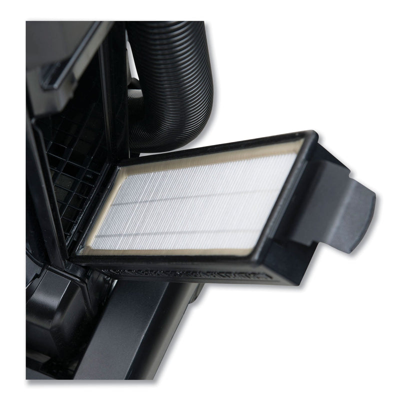 Sanitaire FORCE QuietClean Upright Vacuum SC5845B, 15" Cleaning Path, Black