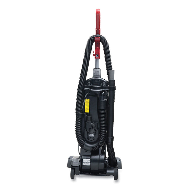Sanitaire FORCE QuietClean Upright Vacuum SC5845B, 15" Cleaning Path, Black